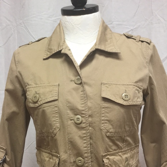 Large Lightweight Khaki Jacket by Lucky Brand NWT - Picture 2 of 8